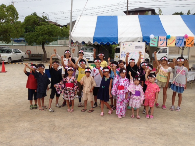 長久手市西小学校区夏祭り だがしやチャレンジ